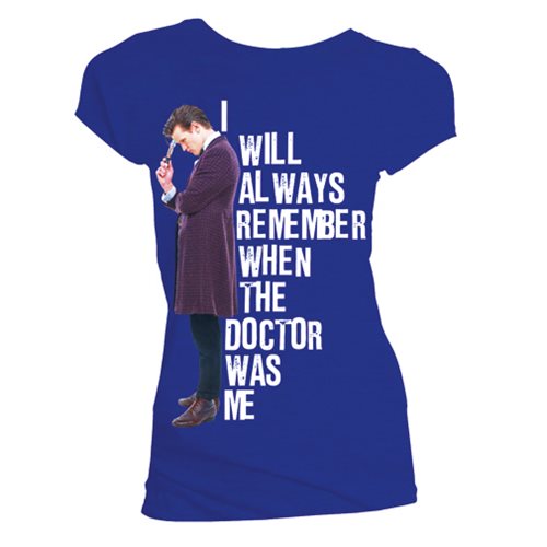 Doctor Who Always Remember Blue T-Shirt